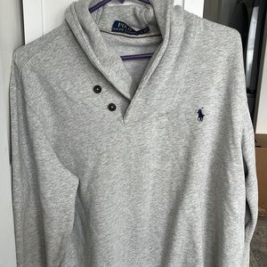 Mens polo sweatshirt